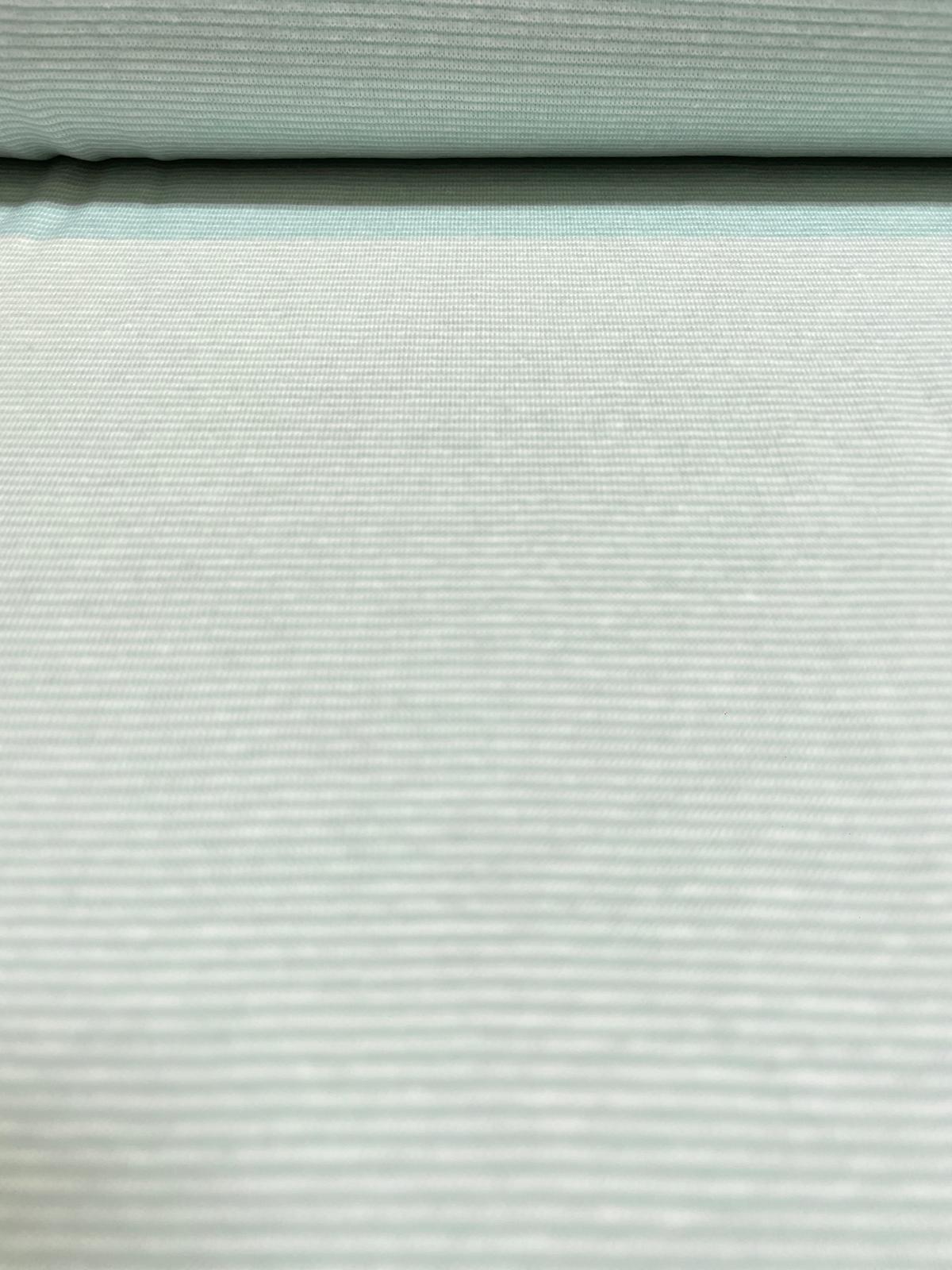 Bündchen schmal gestreift mint/hellgrün Bündchen schmal gestreift mint/hellgrün